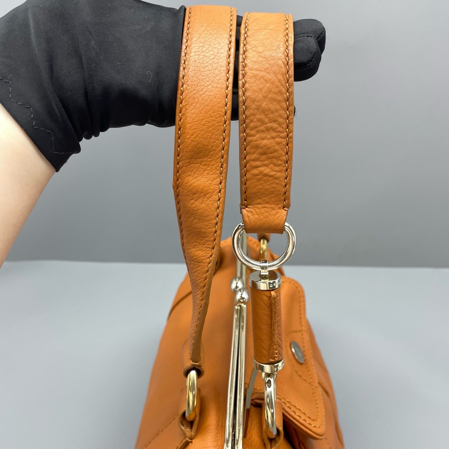 Celine Orange Shoulder Bag