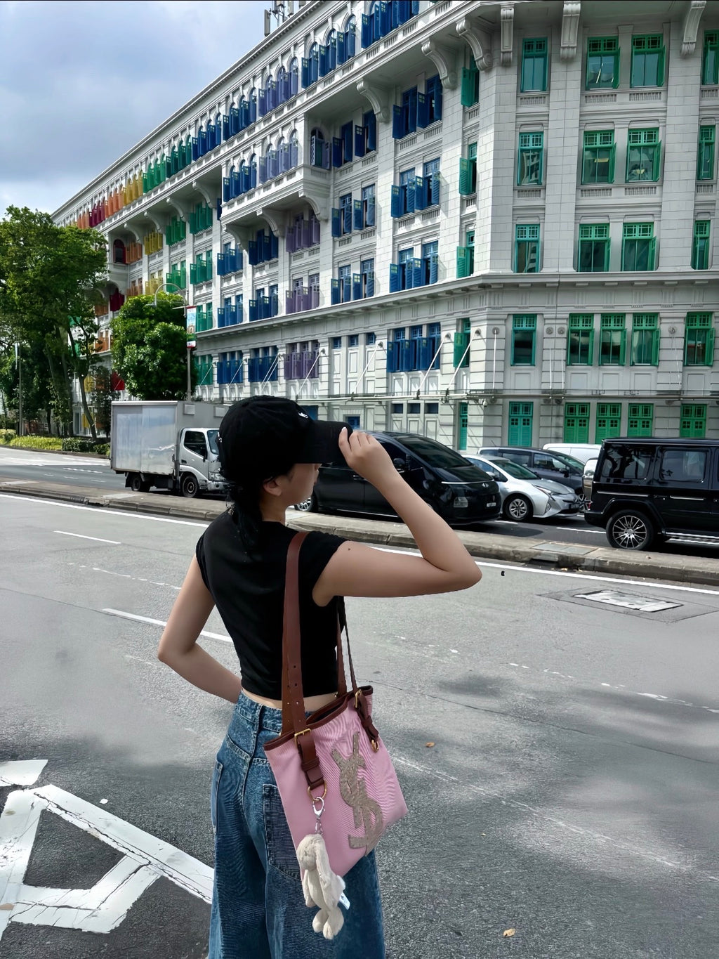 Saint laurent Canvas Pink