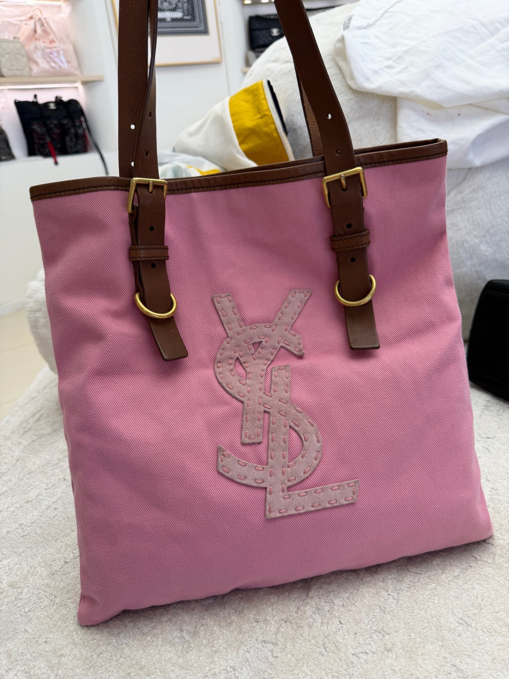 Saint laurent Canvas Pink