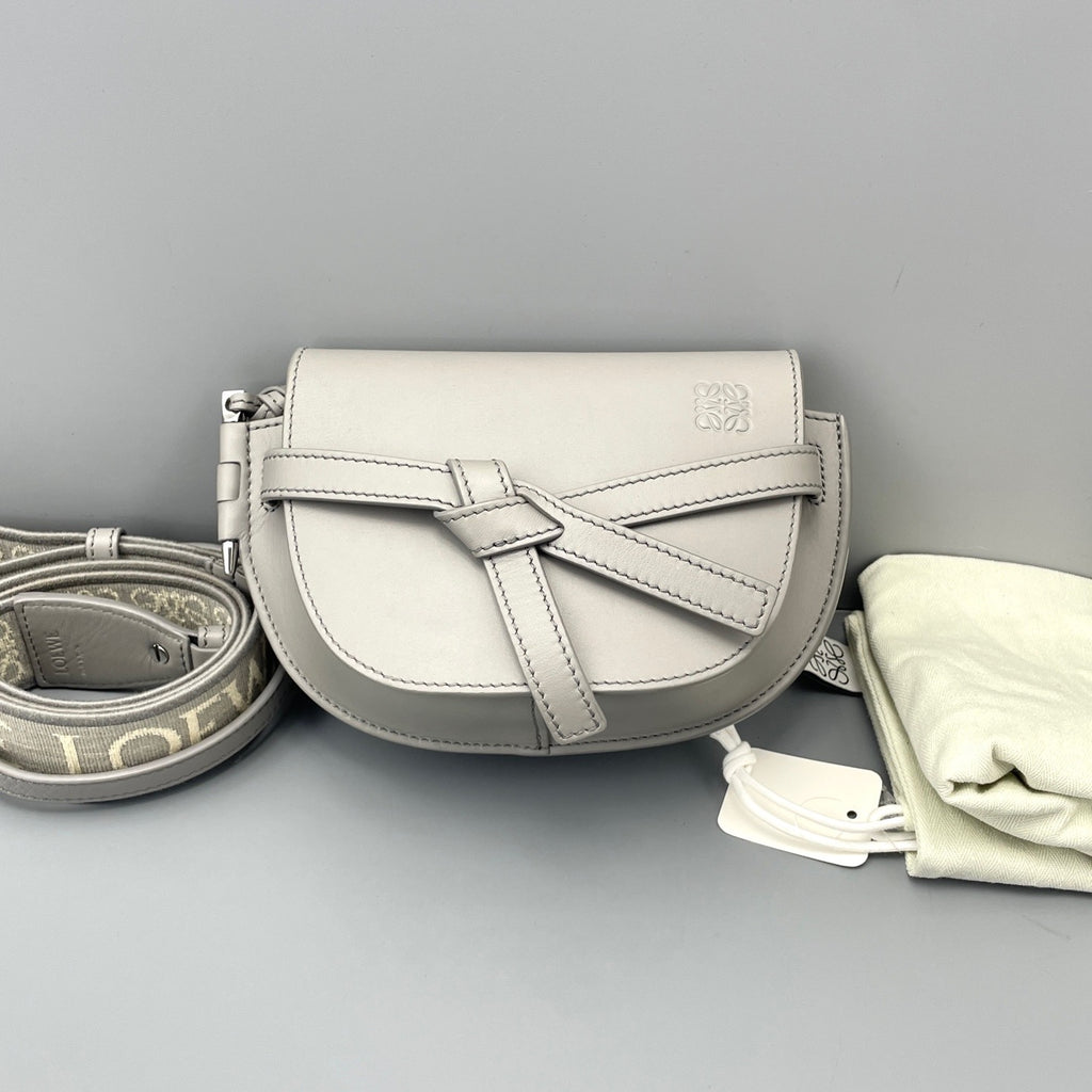 Loewe Gray Saddle Bag