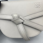 Loewe Gray Saddle Bag