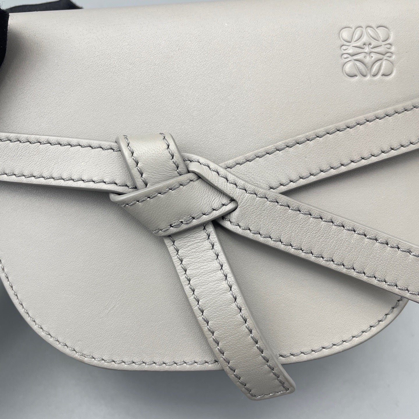 Loewe Gray Saddle Bag