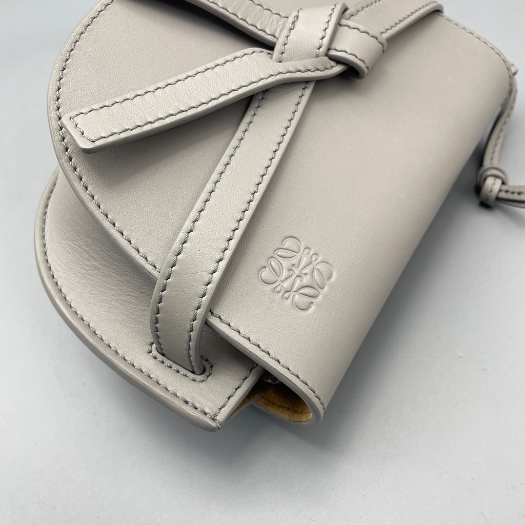 Loewe Gray Saddle Bag