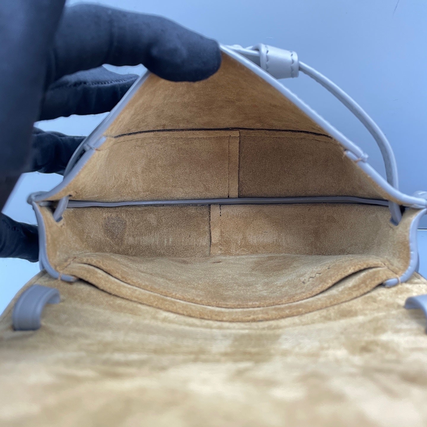 Loewe Gray Saddle Bag