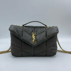 Saint laurent Toy PUFFER Napa Leather Handbag 7593371EL073212