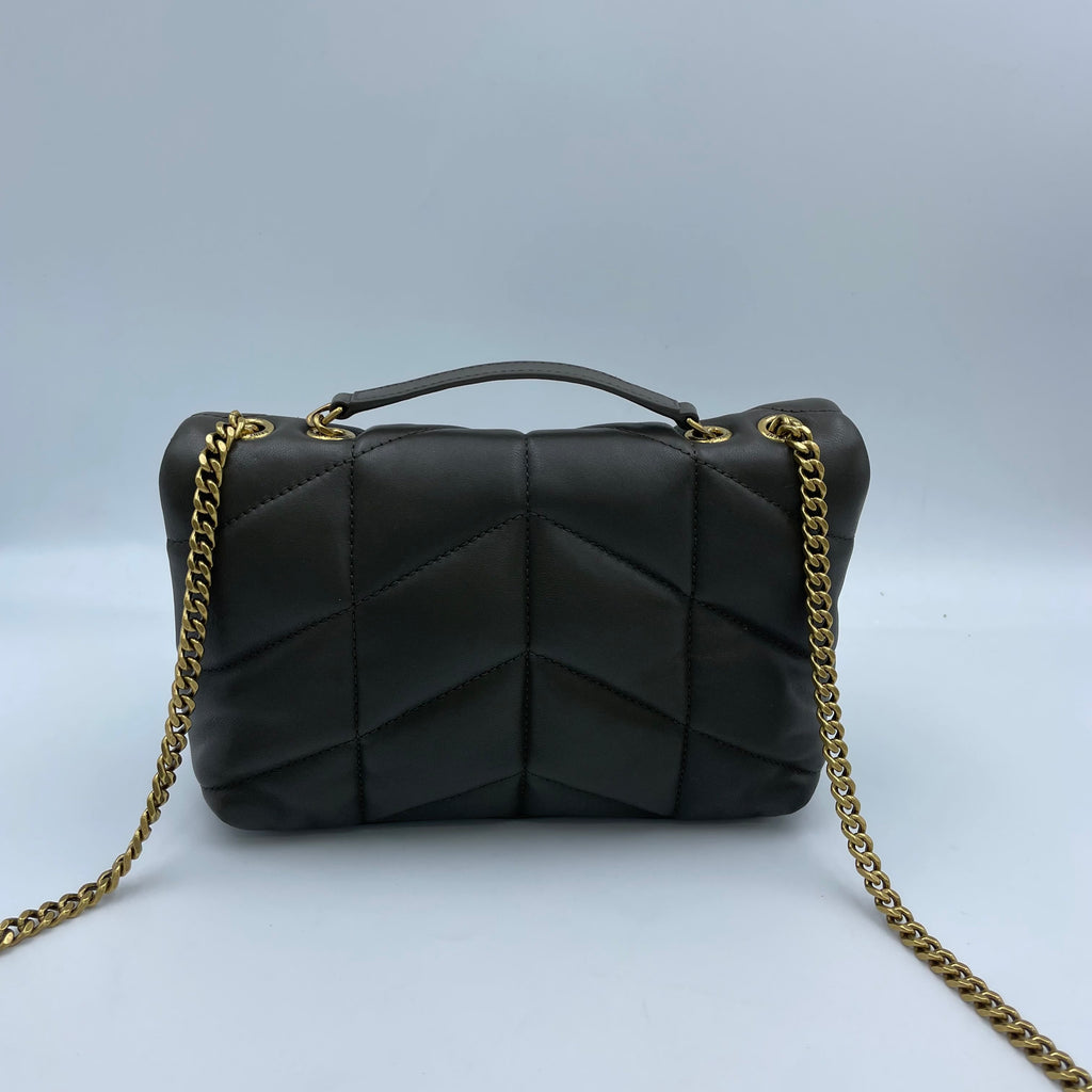 Saint laurent Toy PUFFER Napa Leather Handbag 7593371EL073212