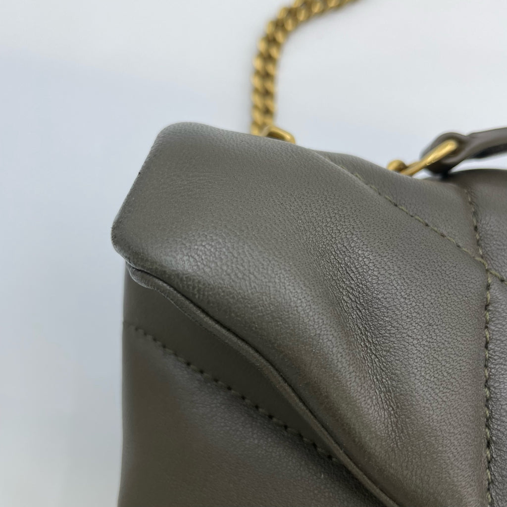 Saint laurent Toy PUFFER Napa Leather Handbag 7593371EL073212