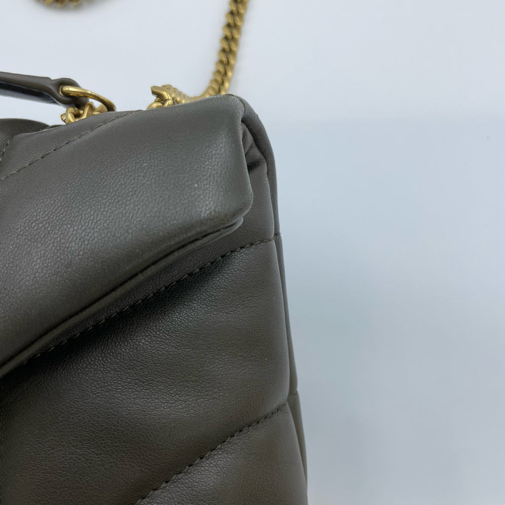 Saint laurent Toy PUFFER Napa Leather Handbag 7593371EL073212