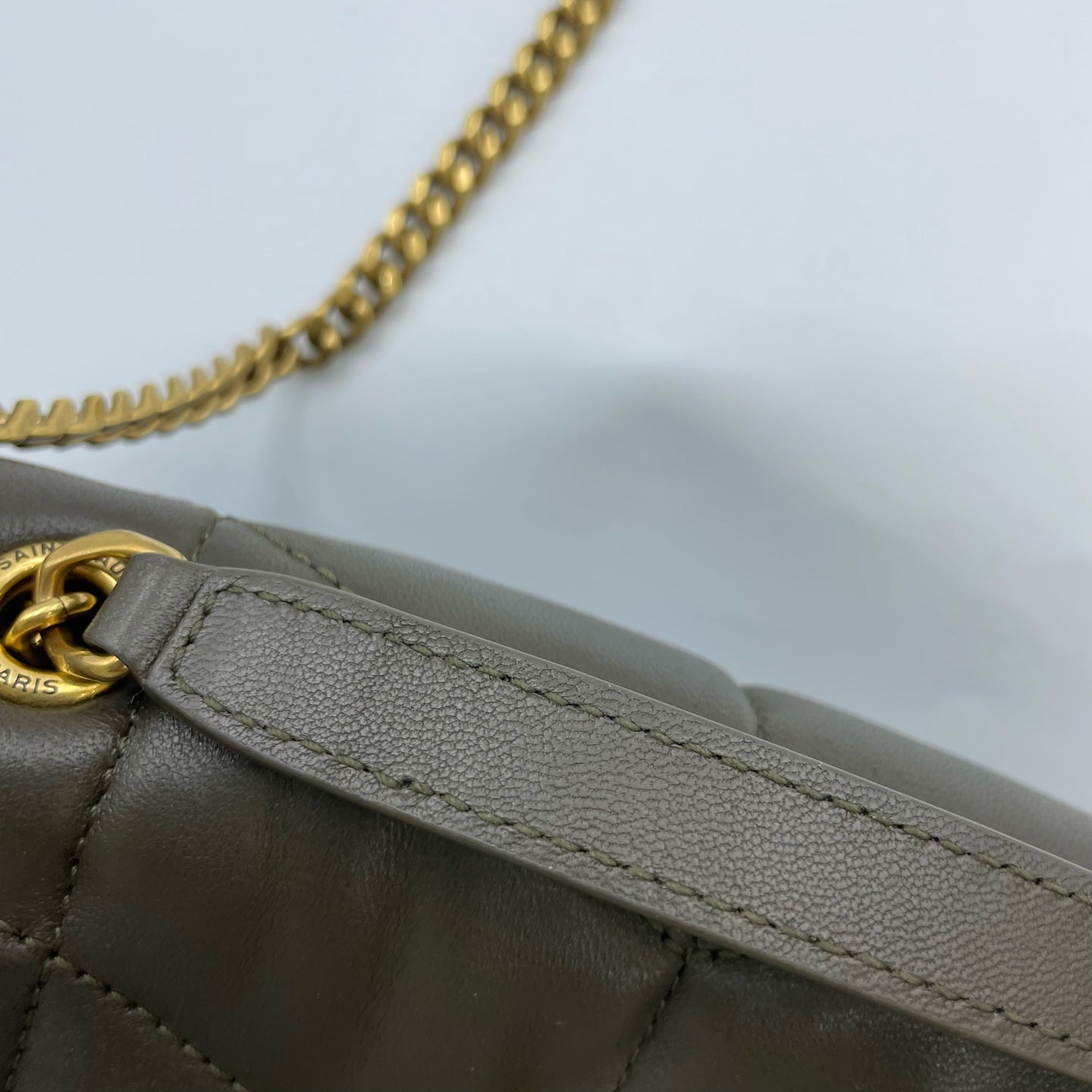 Saint laurent Toy PUFFER Napa Leather Handbag 7593371EL073212