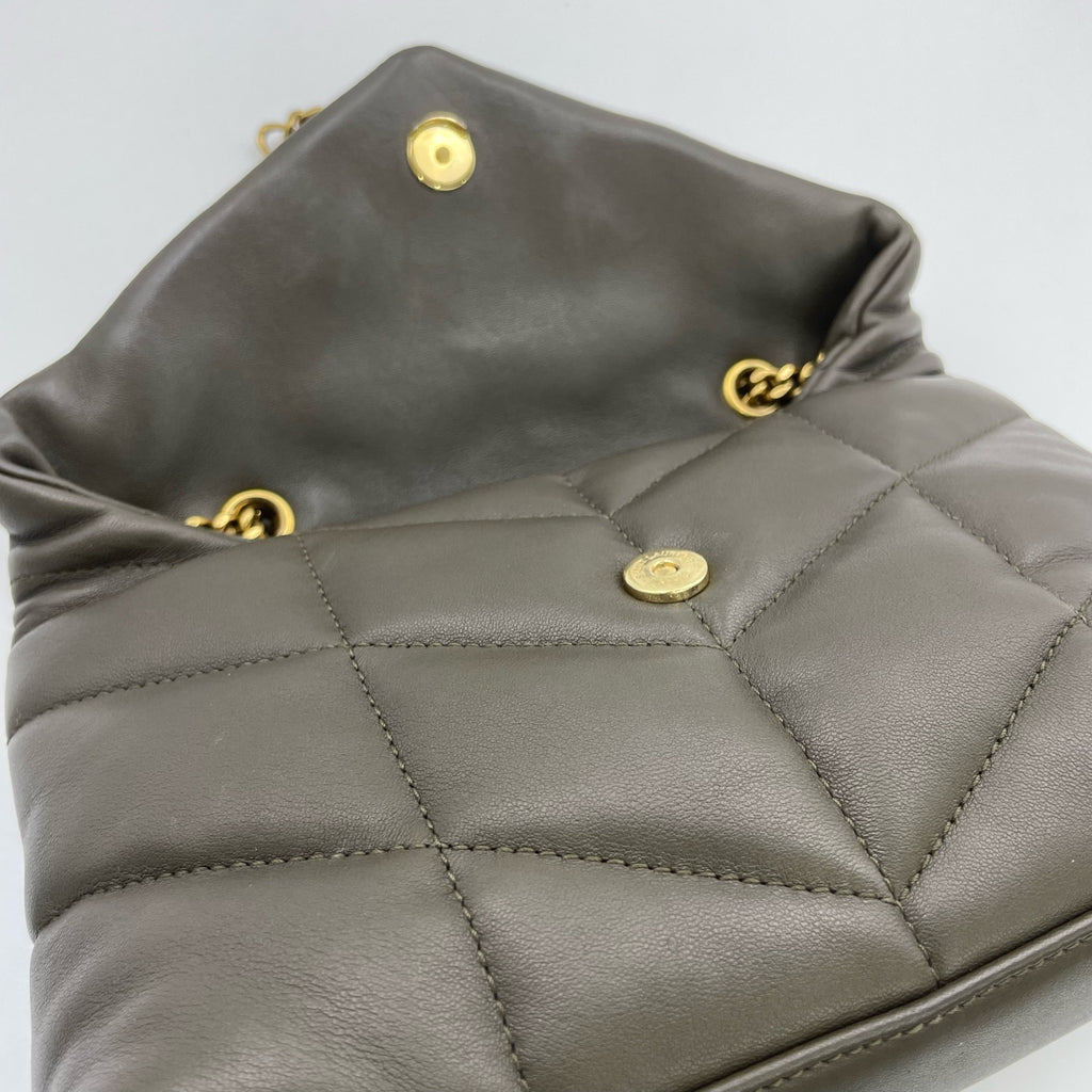 Saint laurent Toy PUFFER Napa Leather Handbag 7593371EL073212