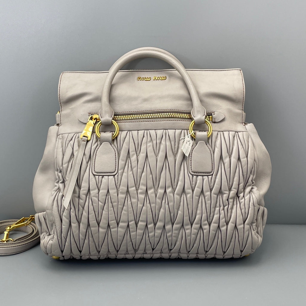 Miu Miu Gray Satchel