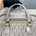 Miu Miu Gray Satchel