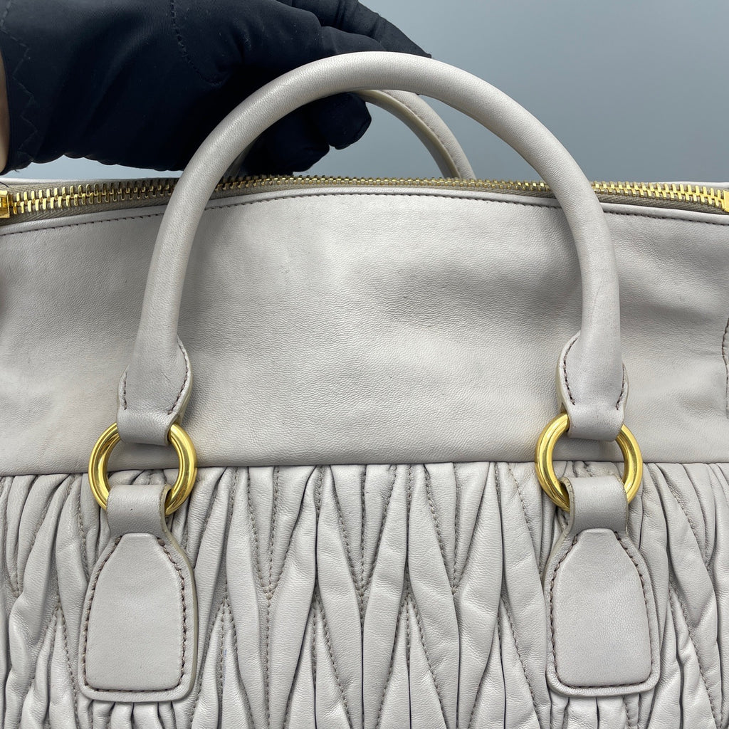 Miu Miu Gray Satchel