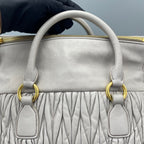 Miu Miu Gray Satchel