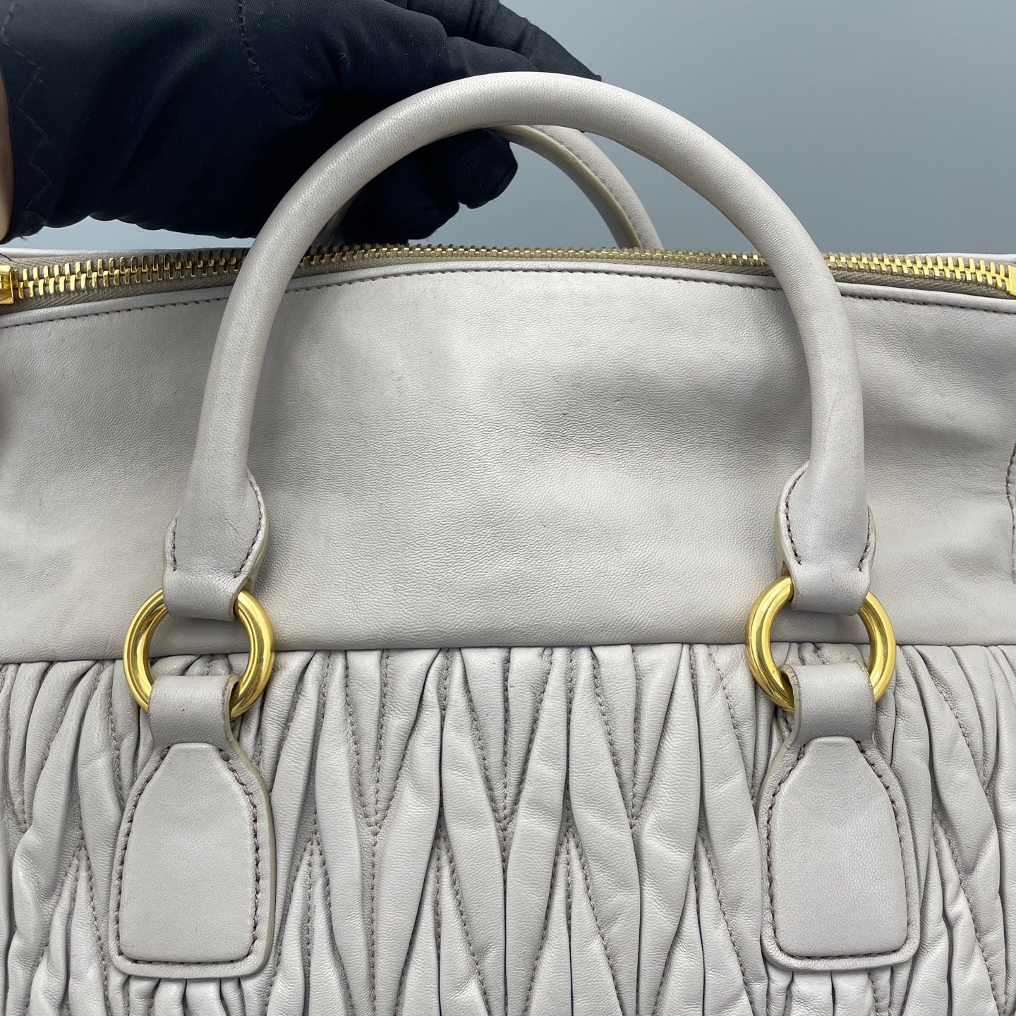 Miu Miu Gray Satchel