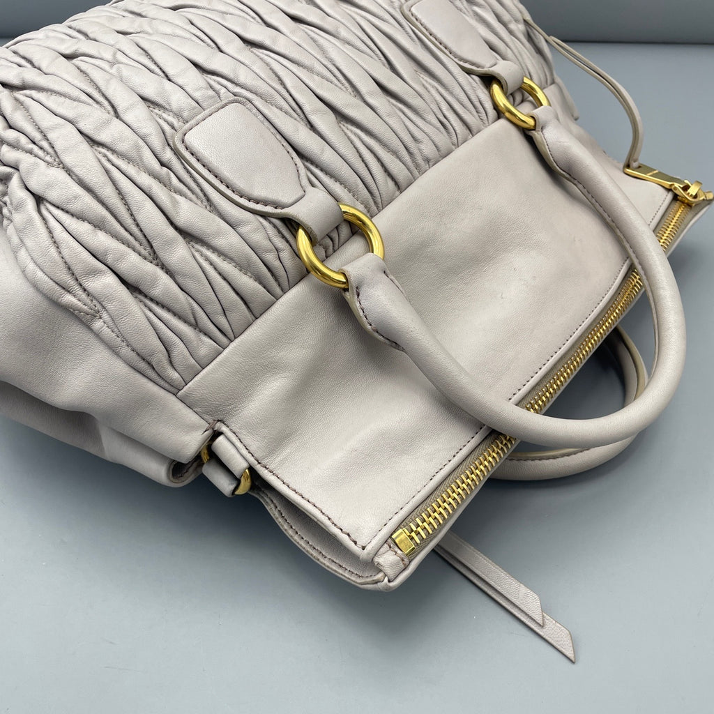 Miu Miu Gray Satchel