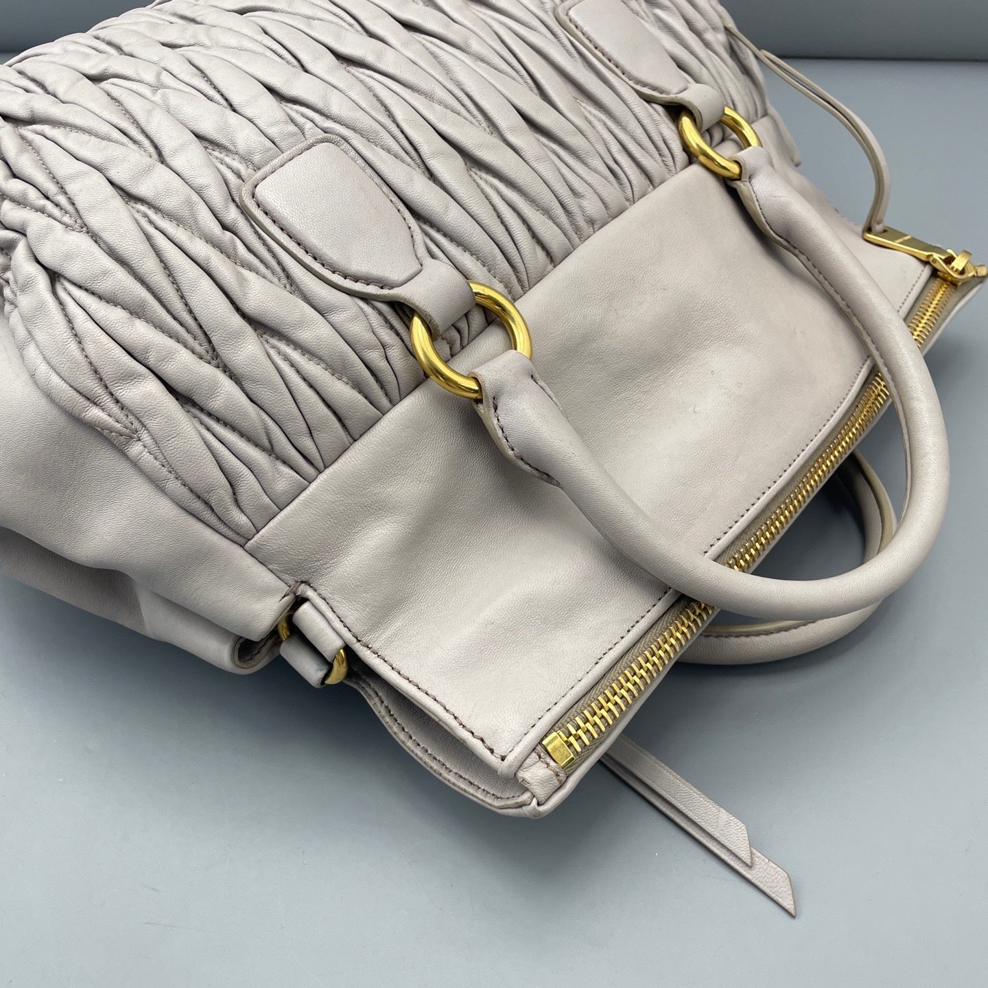 Miu Miu Gray Satchel