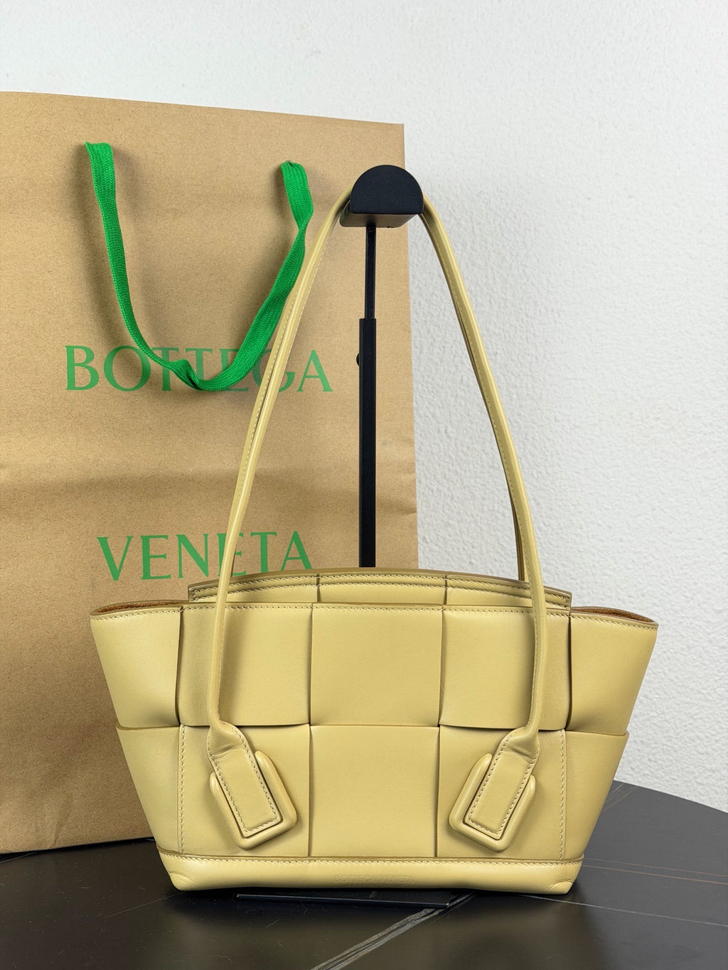 Bottega Veneta Yellow Satchel
