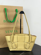 Bottega Veneta Yellow Satchel