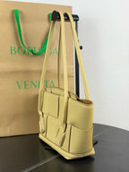 Bottega Veneta Yellow Satchel