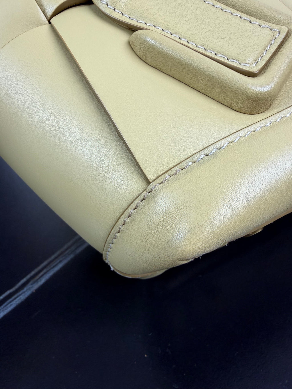 Bottega Veneta Yellow Satchel