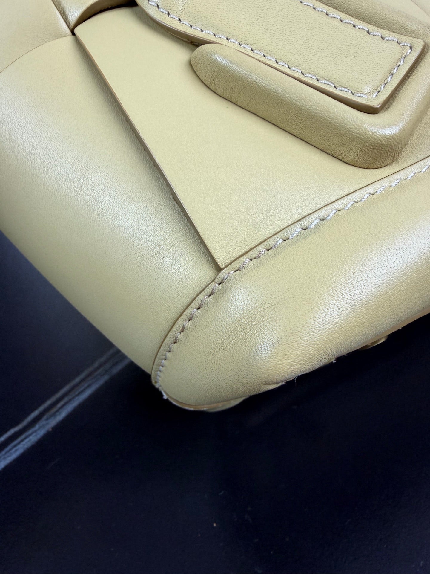 Bottega Veneta Yellow Satchel