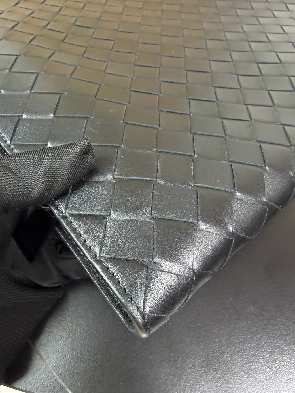 Bottega Veneta Black Clutch