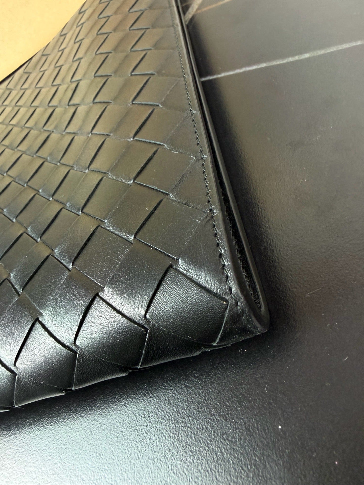Bottega Veneta Black Clutch
