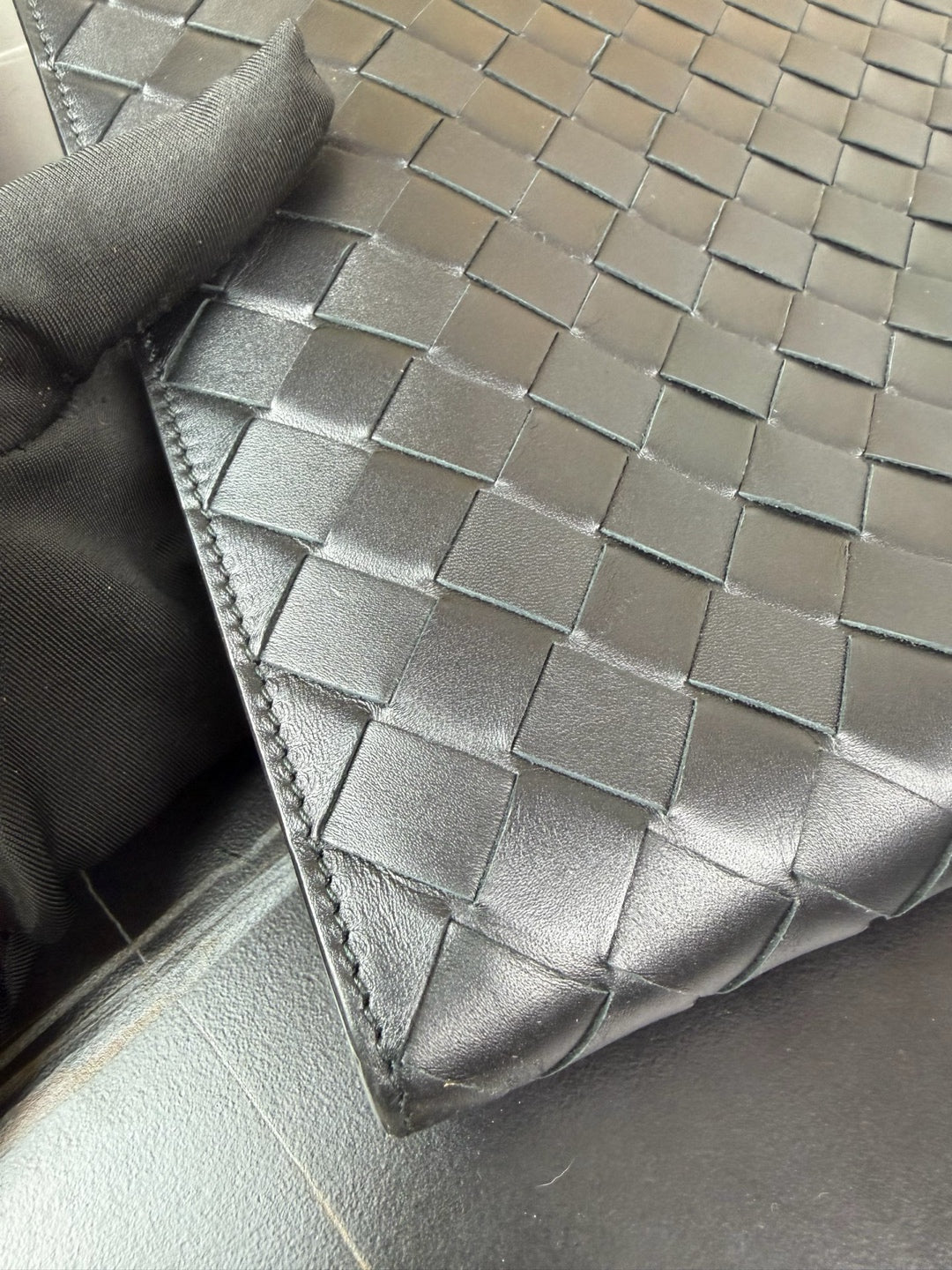 Bottega Veneta Black Clutch