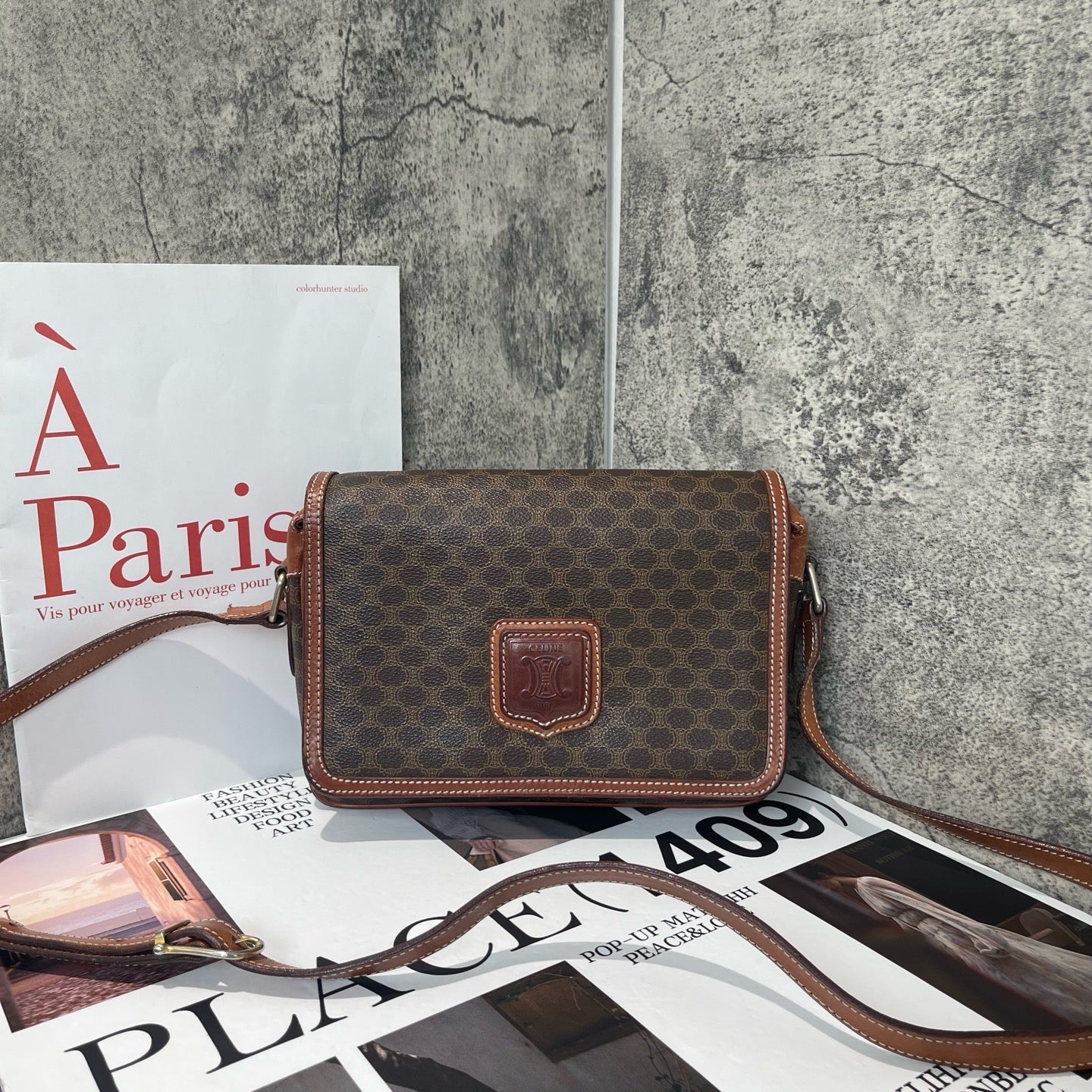 Celine Brown Messenger Bag