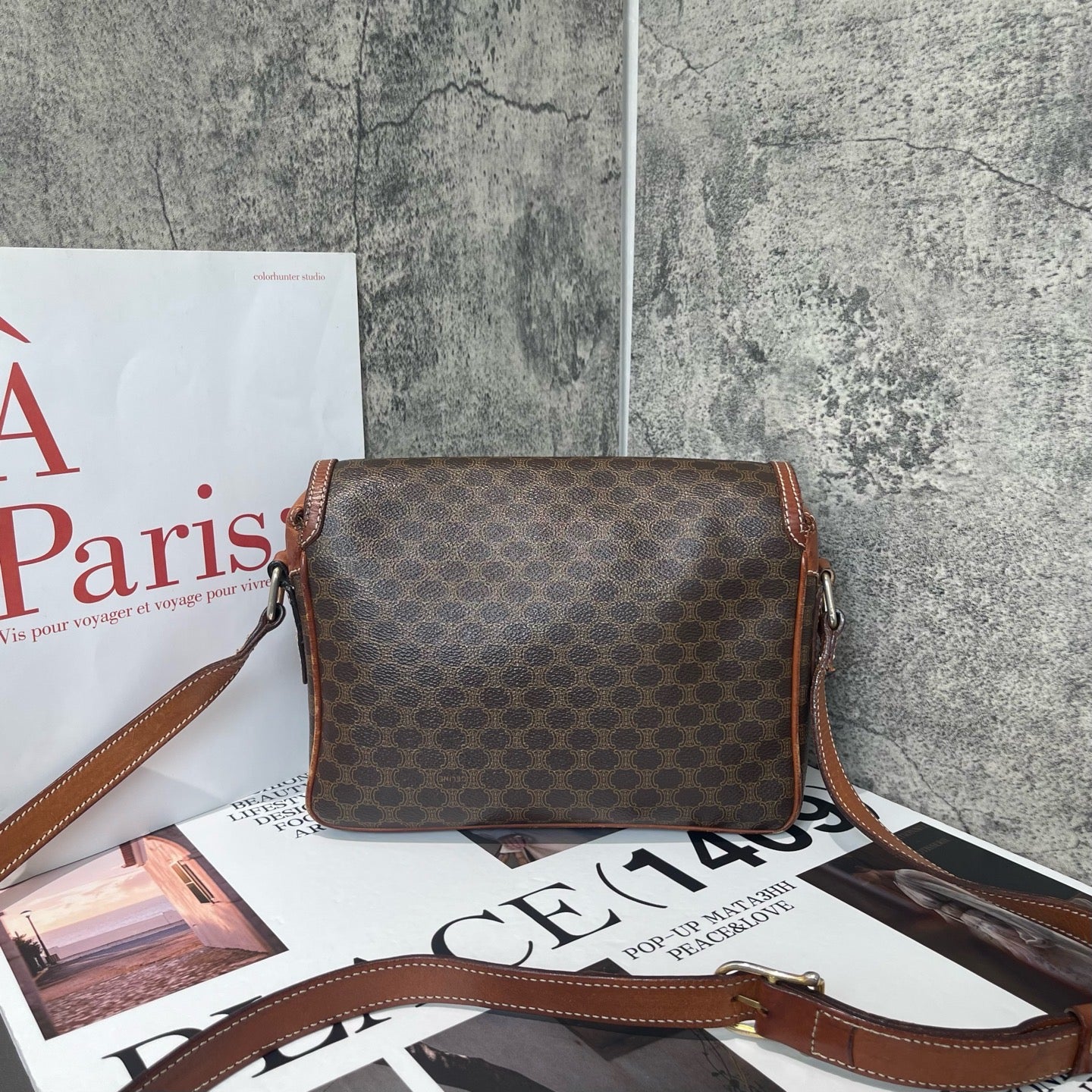 Celine Brown Messenger Bag