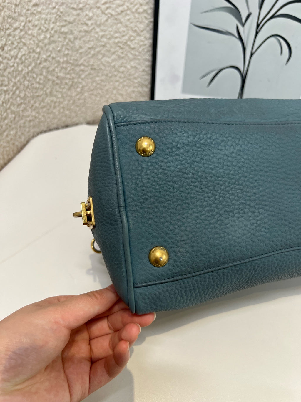 Prada Blue Satchel