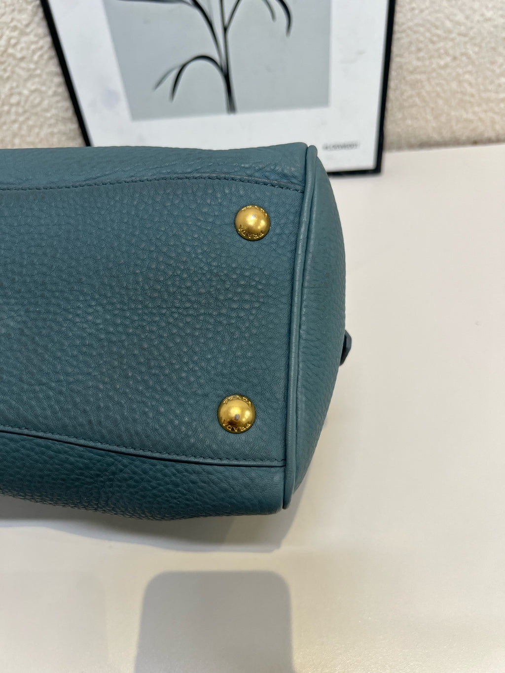 Prada Blue Satchel