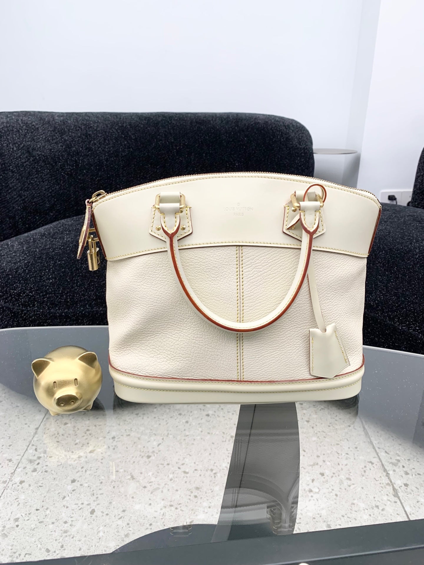 Louis Vuitton White Satchel