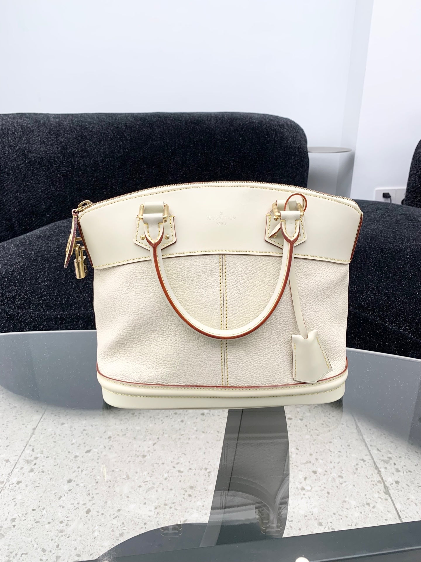 Louis Vuitton White Satchel