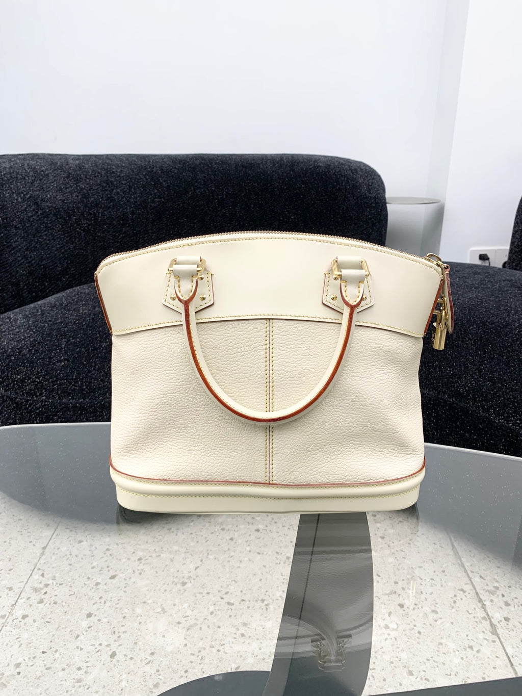 Louis Vuitton White Satchel