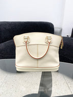 Louis Vuitton White Satchel
