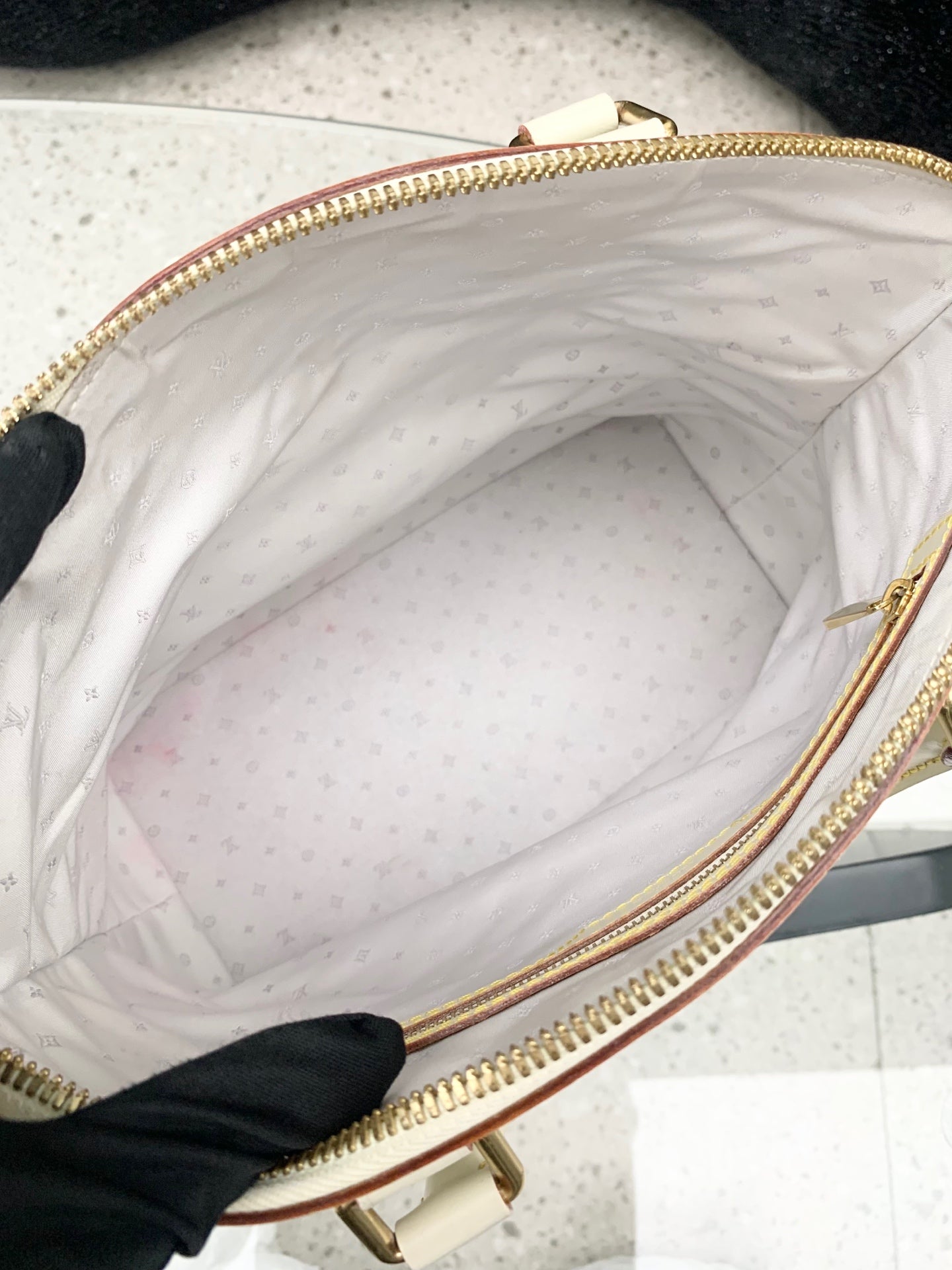 Louis Vuitton White Satchel