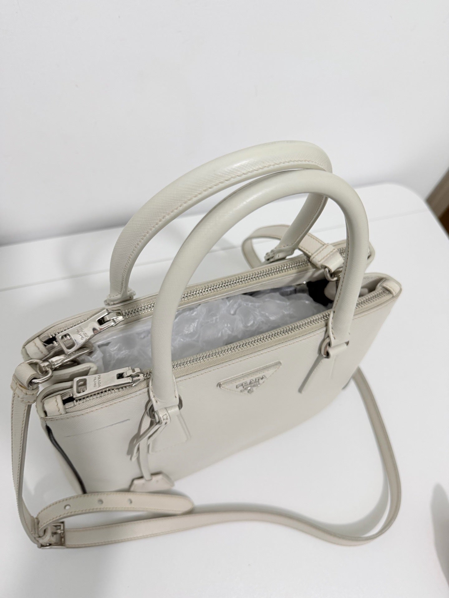 Prada White Tote