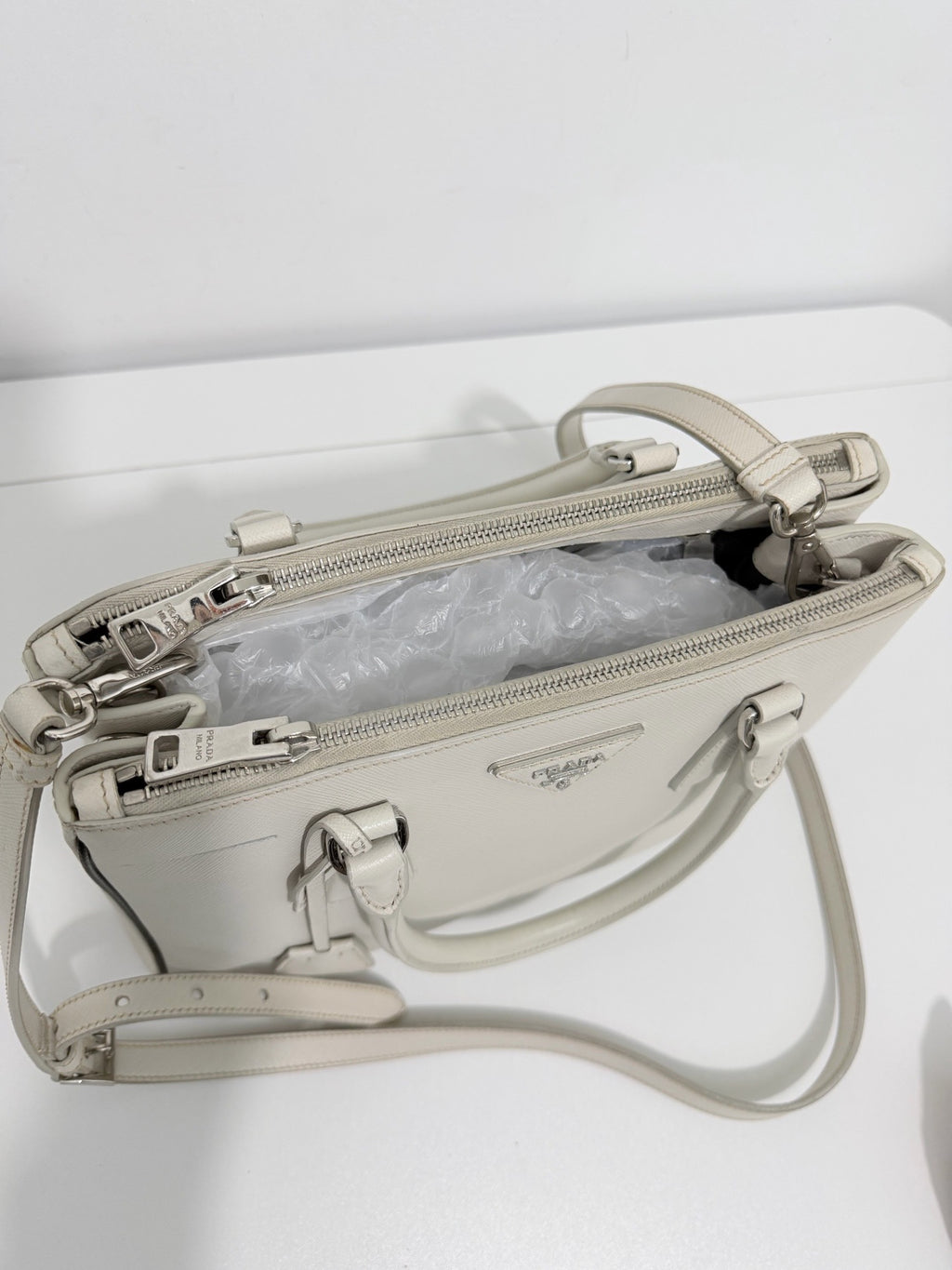 Prada White Tote