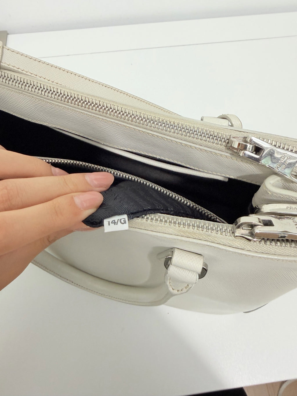 Prada White Tote