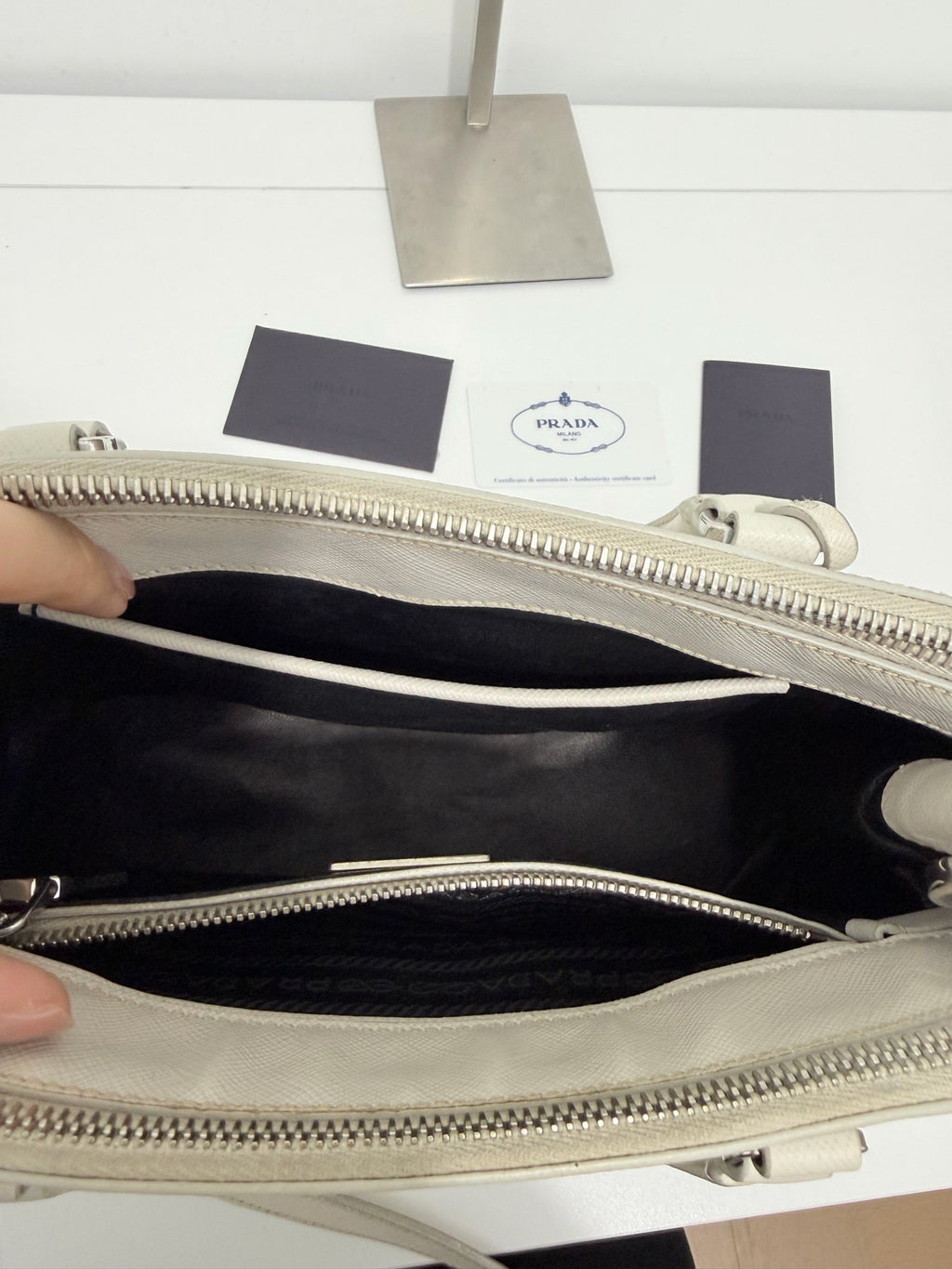 Prada White Tote