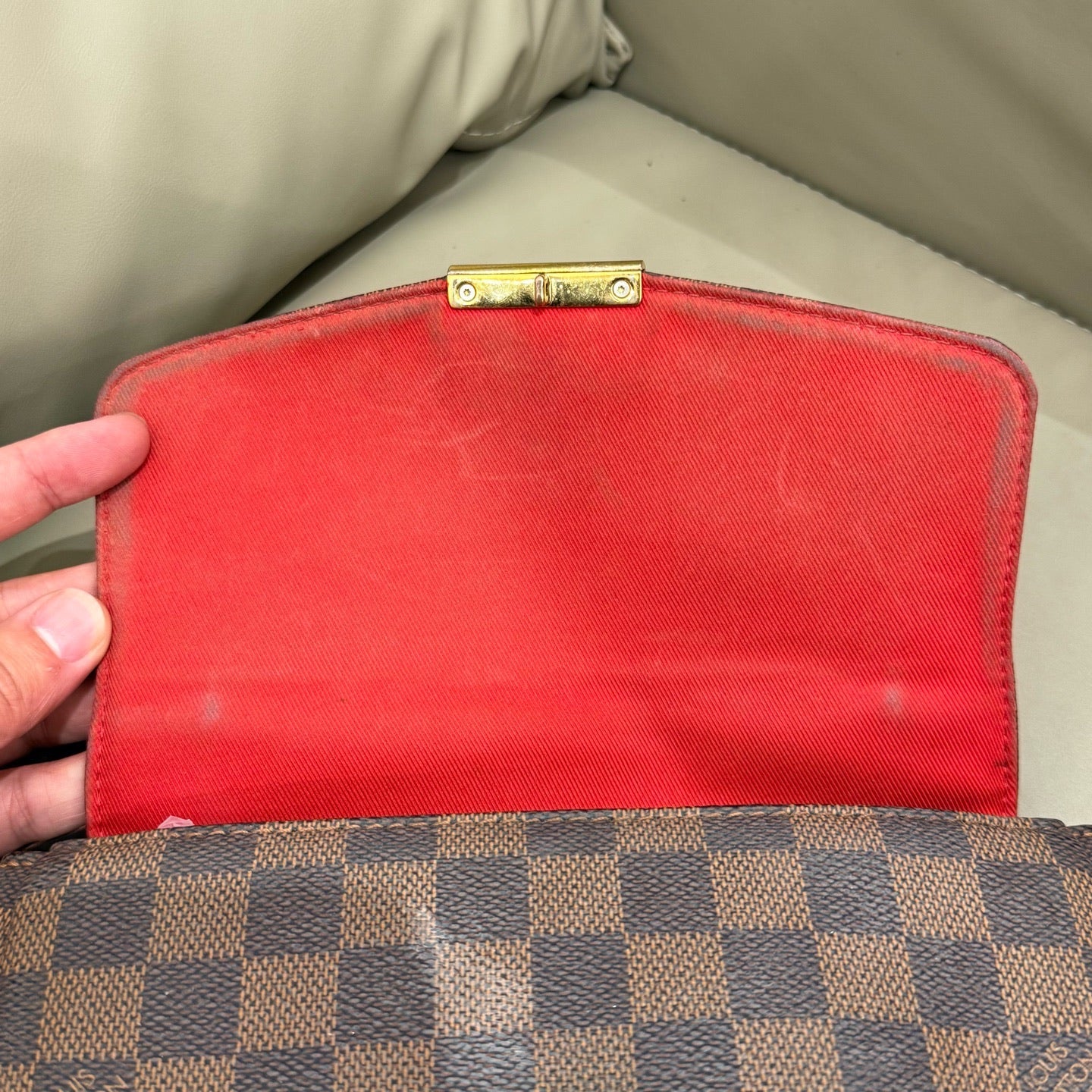 Louis Vuitton Brown Messenger Bag