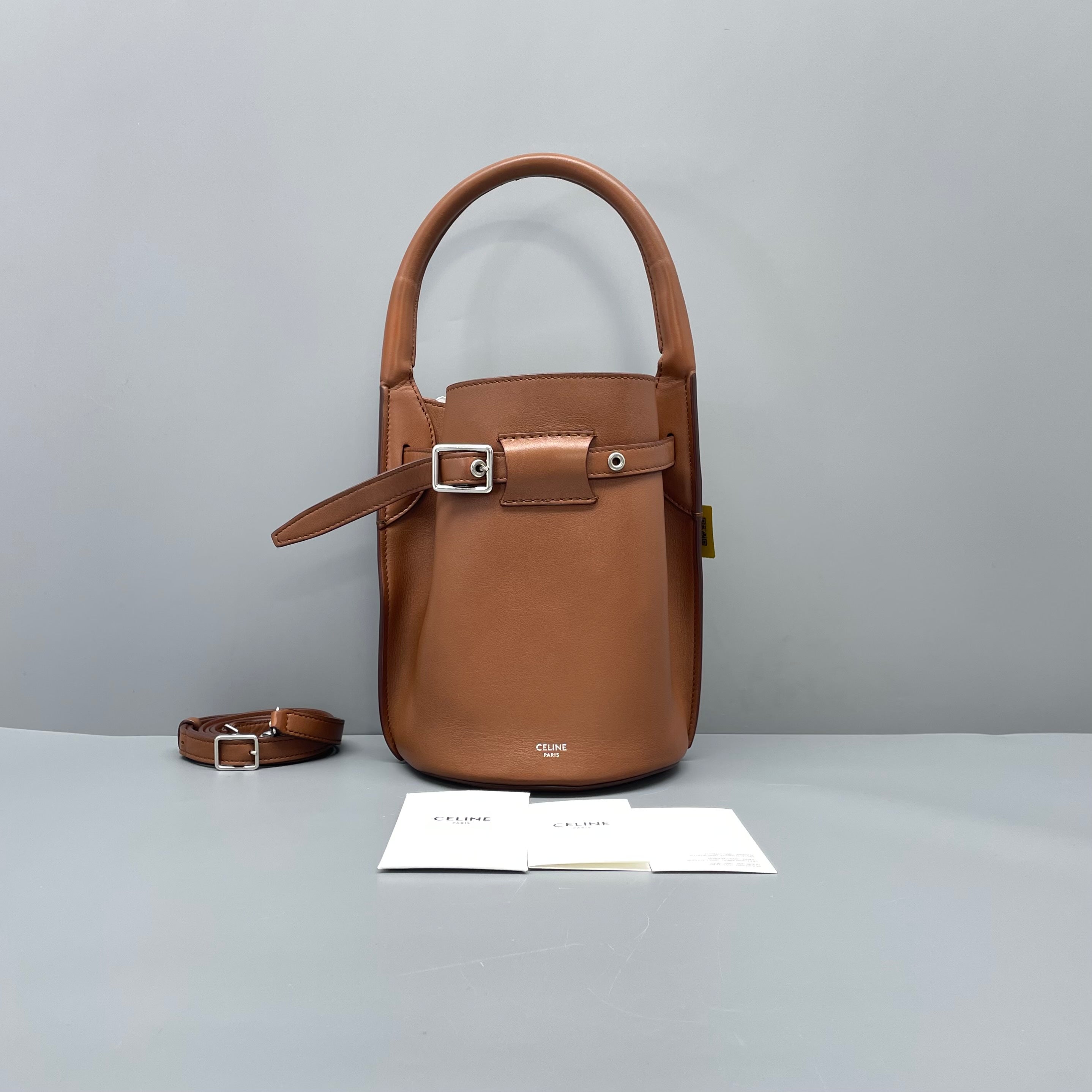 Celine Brown Bucket & Drawstring Bag