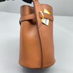 Celine Brown Bucket & Drawstring Bag