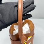 Celine Brown Bucket & Drawstring Bag