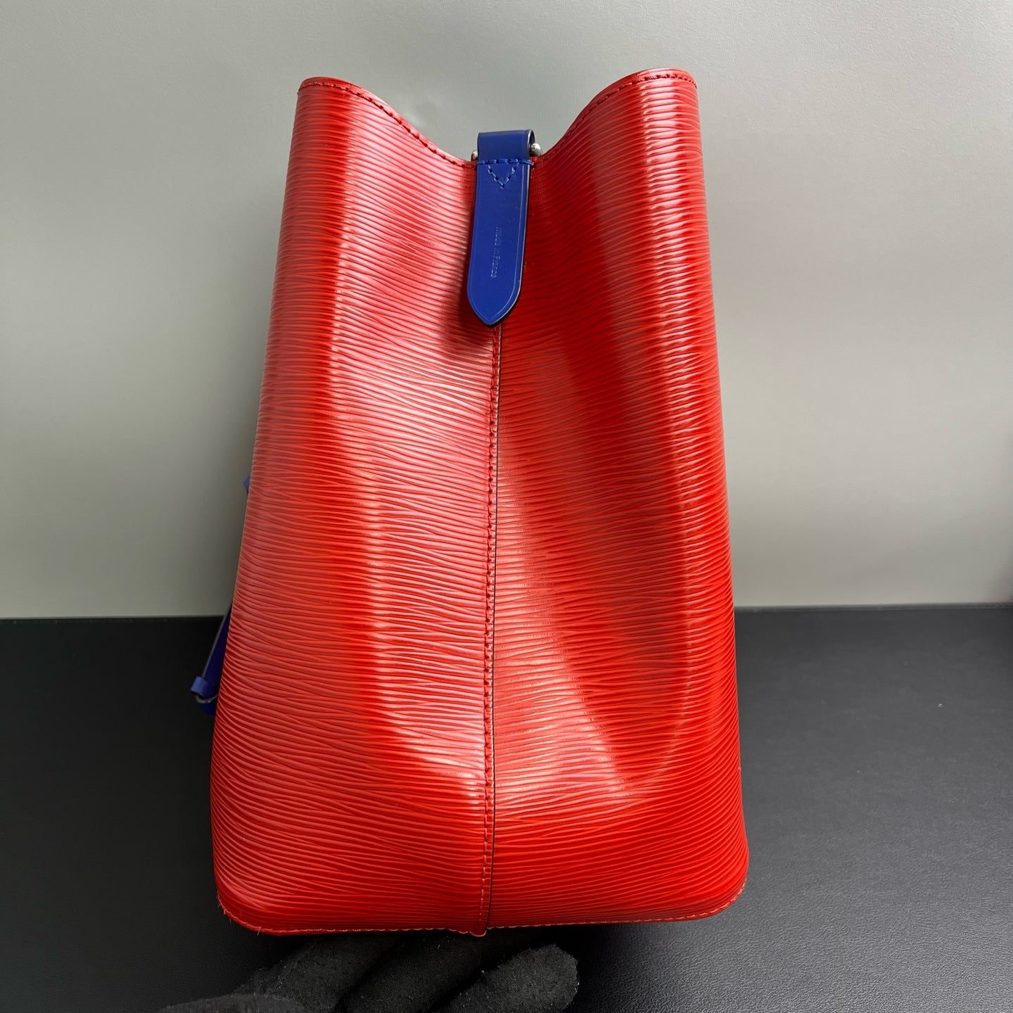 Louis Vuitton Blue Bucket & Drawstring Bag