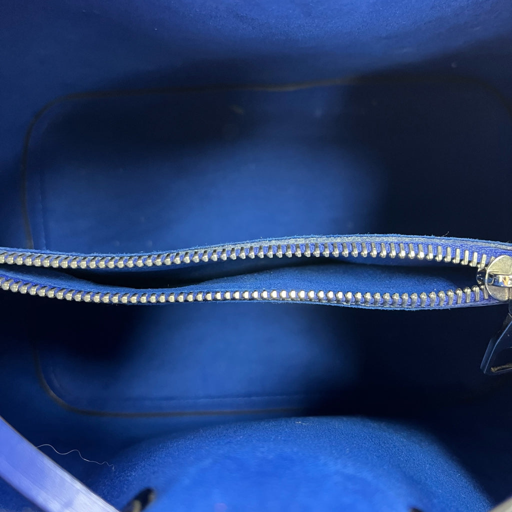 Louis Vuitton Blue Bucket & Drawstring Bag