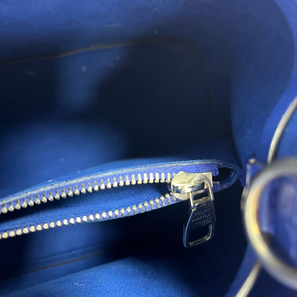 Louis Vuitton Blue Bucket & Drawstring Bag