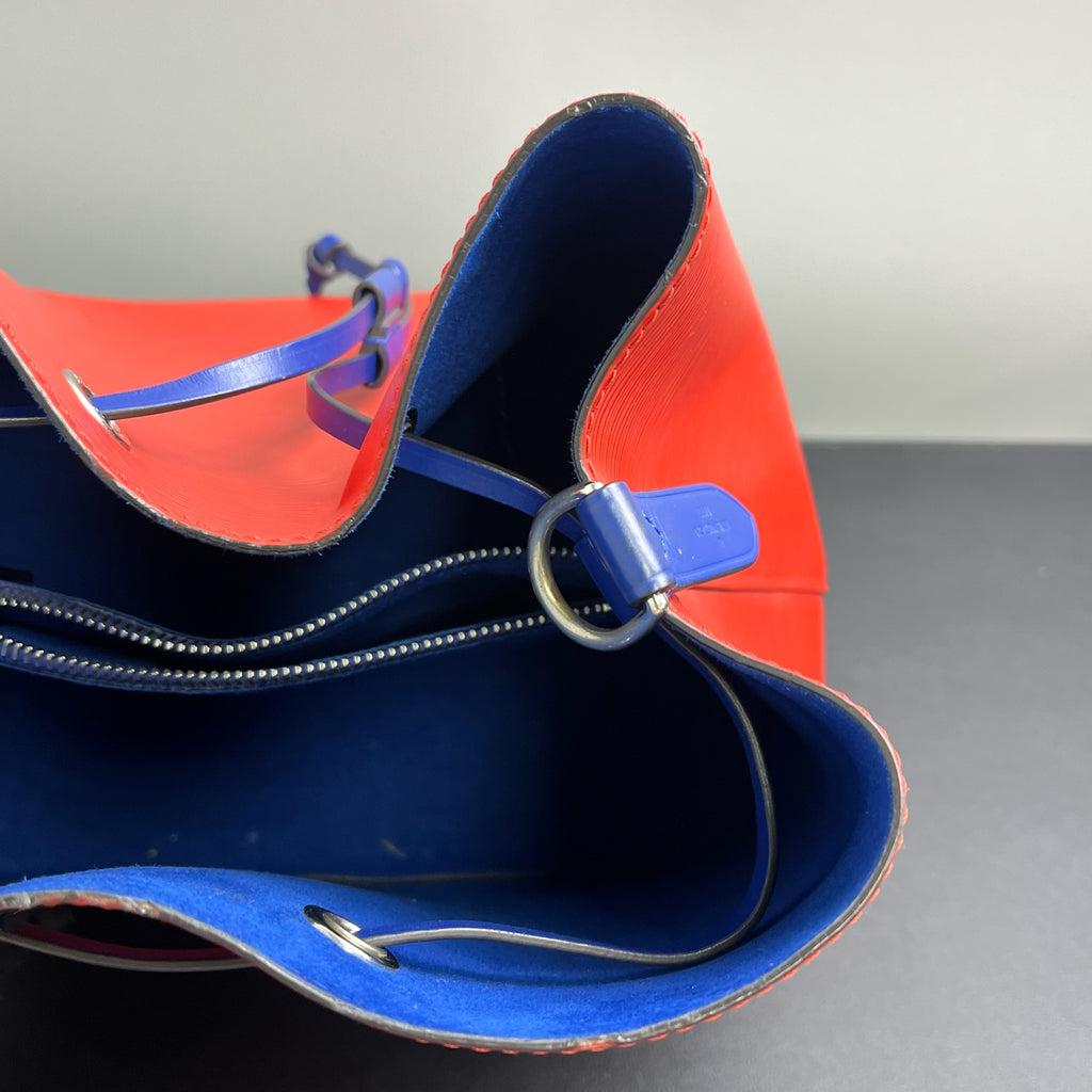 Louis Vuitton Blue Bucket & Drawstring Bag